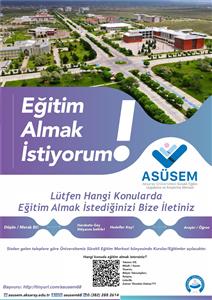 ASÜSEM Kurs Duyuruları