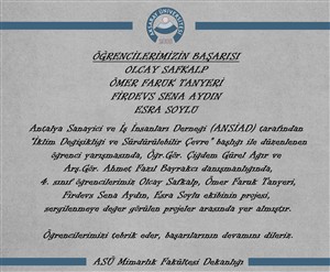 Öğrencilerimizin Başarısı