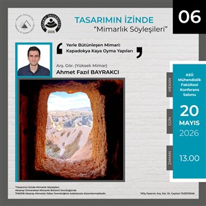 Tasarımın İzinde Mimarlık Söyleşileri - 6