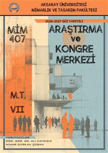 2026-2027 Güz Dönemi Mimari Tasarım Posterleri