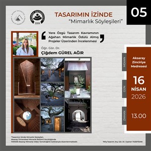 Tasarımın İzinde Mimarlık Söyleşileri - 5