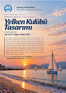 2026-2027 Güz Dönemi Mimari Tasarım Posterleri